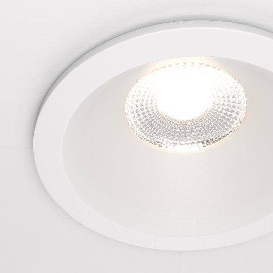 Maytoni zoom faretto da incasso ip65 led 4000k dimmerabile per bagno