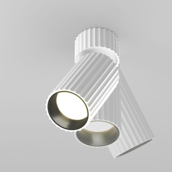 Maytoni calipso faretto da soffitto gu10 per cucina moderno bianco
