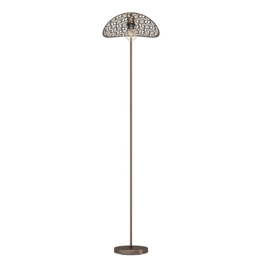 Eglo swaby piantana moderna rotonda bronzo per soggiorno