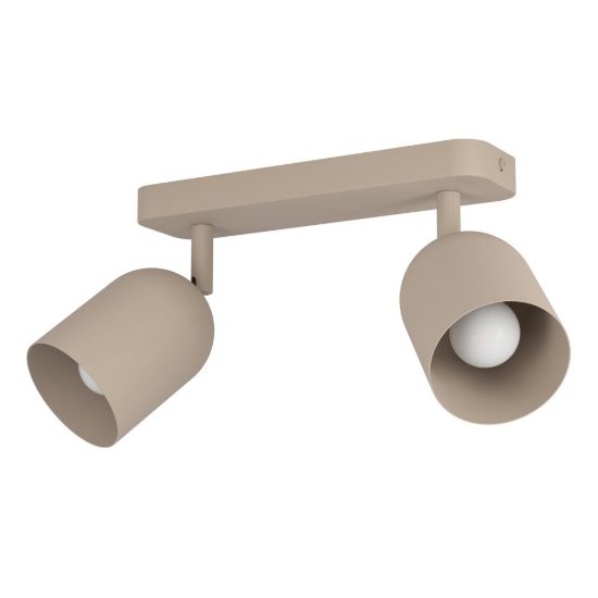 Eglo tilston plafoniera con faretti 28cm per cucina sabbia
