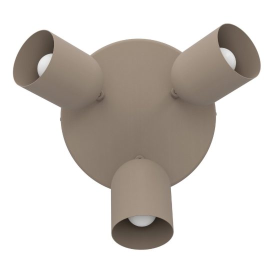 Eglo tilston plafoniera 25cm per soggiorno sabbia