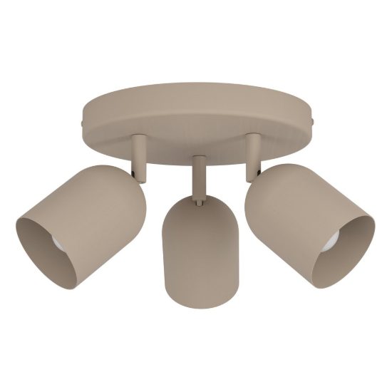 Eglo tilston plafoniera 25cm per soggiorno sabbia