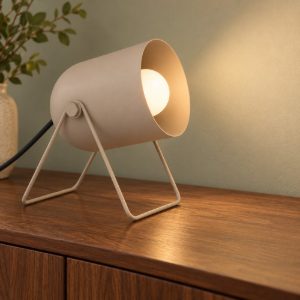 Eglo tilston abat-jour per camera da letto moderna cilindro sabbia
