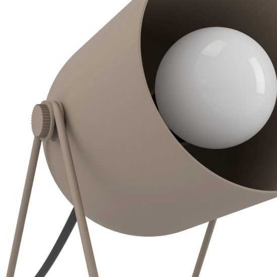 Eglo tilston abat-jour per camera da letto moderna cilindro sabbia