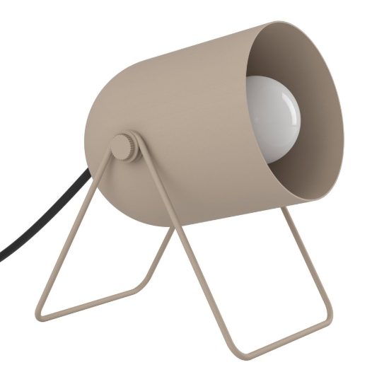 Eglo tilston abat-jour per camera da letto moderna cilindro sabbia