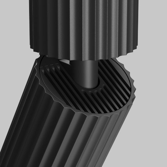 Maytoni calipso faretto per cucina moderno nero da soffitto orientabile