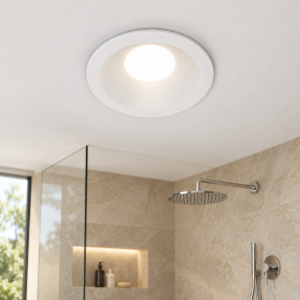 Zoom maytoni faretto da incasso per doccia ip65 gu10 tondo bianco