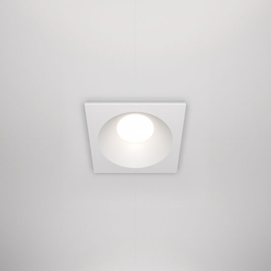 Maytoni zoom faretto da incasso per bagno gu10 bianco ip65