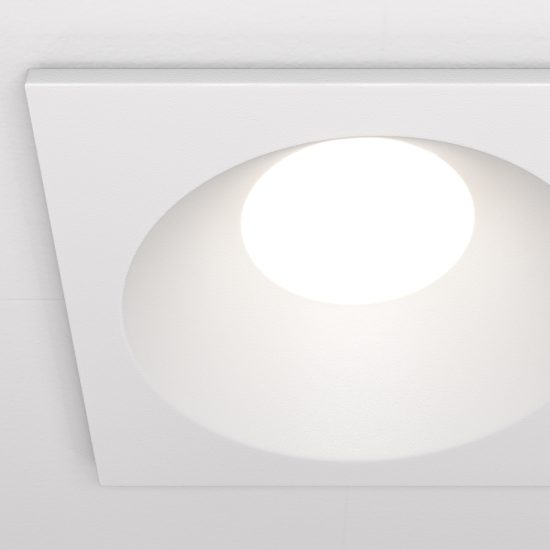Maytoni zoom faretto da incasso per bagno gu10 bianco ip65
