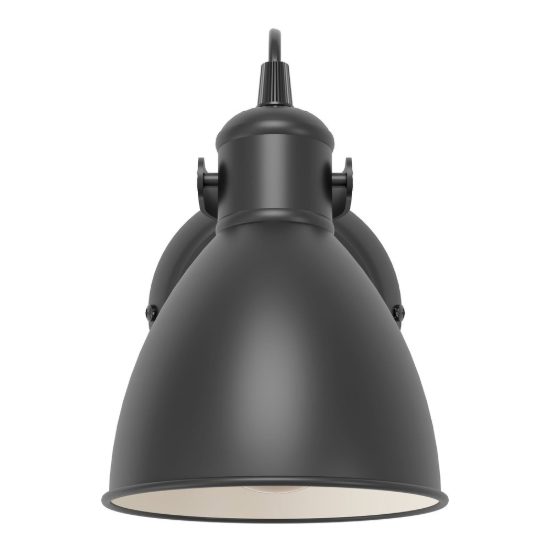 Eglo priddy applique rotonda nero e bianco per soggiorno da parete 13cm