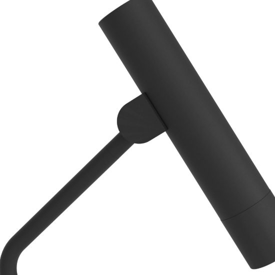 Eglo almudaina lampada per soggiorno cilindro nera da tavolo led 5w 3000k