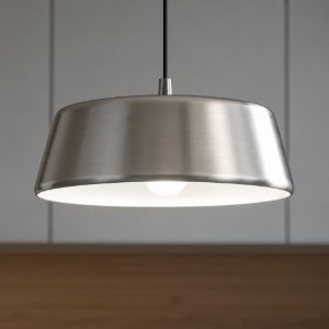 Gea luce blanca lampadario per cucina moderna nickel