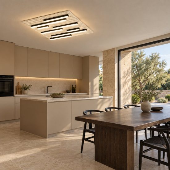 Eglo campomarino plafoniera led 24w cct 2700k 6500k 38cm per soggiorno moderna beige