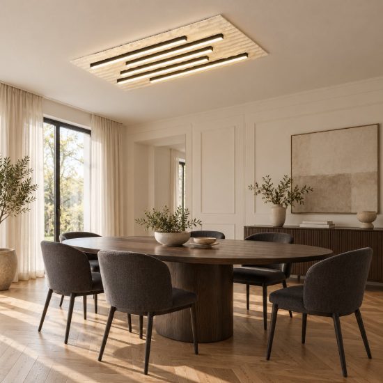 Eglo campomarino plafoniera led 24w cct 2700k 6500k 60cm per soggiorno moderna beige
