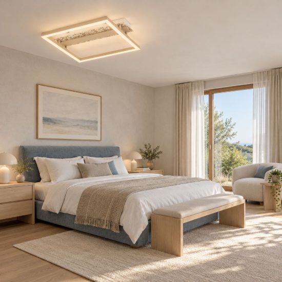 Eglo crispieri plafoniera per soggiorno moderna grigio chiaro led 24w 2700k 37cm