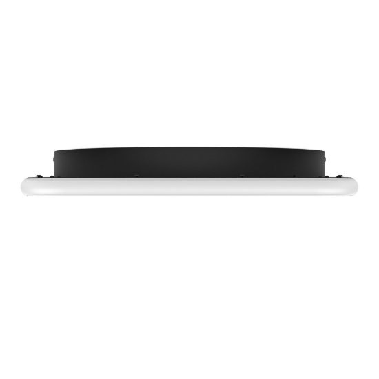 Eglo cembrano plafoniera led 21w 3000k 38,5cm per soggiorno moderna quadrata nero e naturale