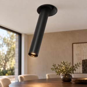 Maytoni focus t faretto da incasso soffitto nero led 7w 3000k
