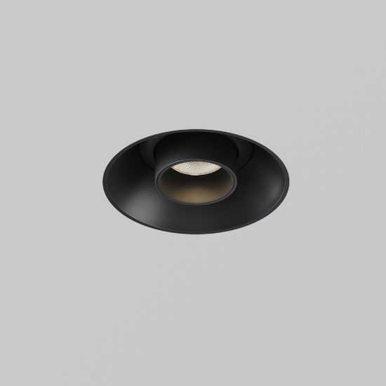 Maytoni focus t faretto da incasso soffitto nero led 7w 3000k