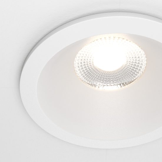 Faretto da incasso led 12w 4000k bianco maytoni zoom