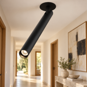 Maytoni focus t faretto da incasso soffitto orientabile nero led 6w 3000k