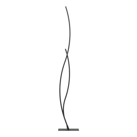 Eglo grisolia piantana led 20w 4000k 129cm moderna lineare nera