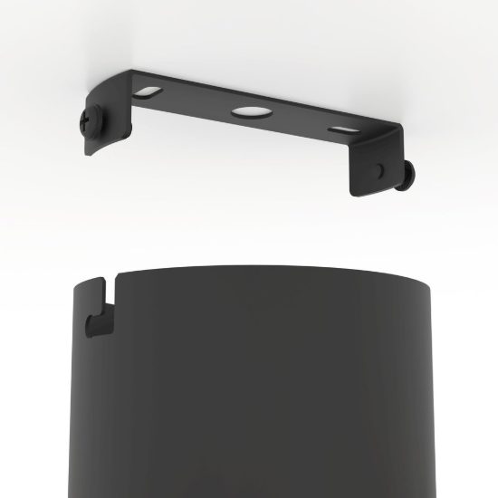 Eglo aieta plafoniera led 12w 4000k 72cm per cucina moderna nero e ottone spazzolato