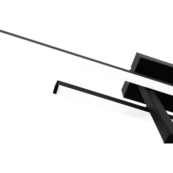Eglo trepiliano plafoniera led 20w 3000k 78,5cm moderna lineare nera