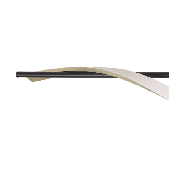 Eglo conaprato plafoniera led 20w cct 2700k 6500k 115cm per cucina moderna nero e ottone spazzolato