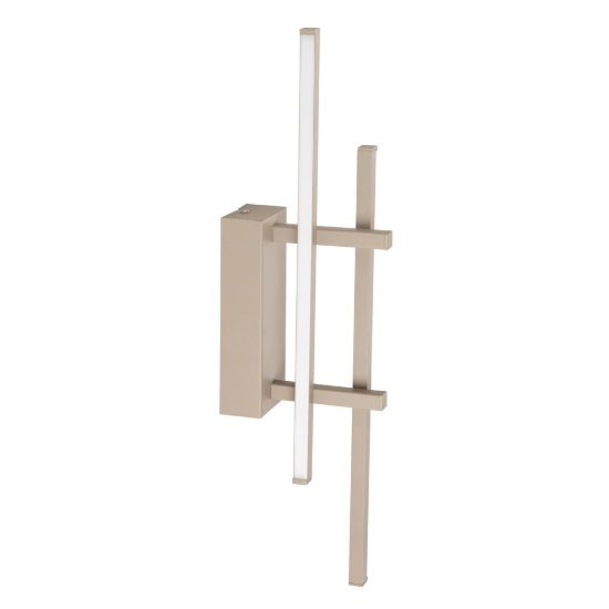 Eglo trepiliano applique led 12w 3000k 45,5cm moderna lineare sabbia