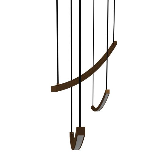 Eglo villeggi lampadario led 22w cct 2700k 6500k 122cm per cucina moderno lineare ottone opaco