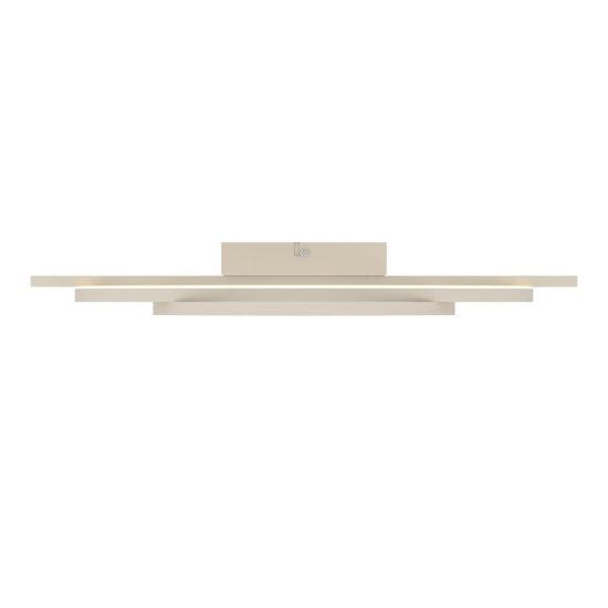 Eglo planillo plafoniera led 21w cct 2700k 6500k 55cm moderna anello ed ellisse sabbia