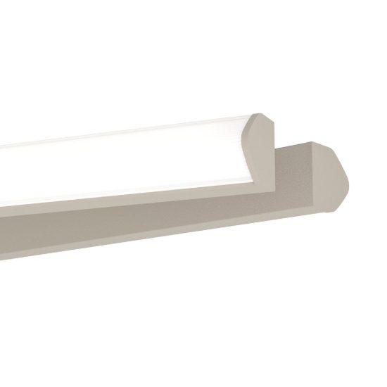 Eglo pradilla plafoniera led 21w cct 2700k 6500k 74cm moderna lineare sabbia
