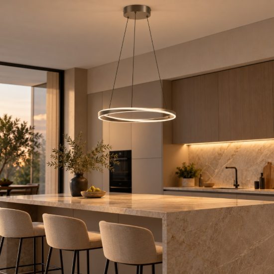 Eglo camerota lampadario led 40w cct 2700k 6500k 55cm con telecomando per sala da pranzo moderno bronzo scuro
