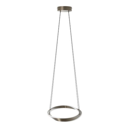 Eglo camerota lampadario per cucina led 45w cct 2700k 6500k 111cm con telecomando moderno ovale bronzo scuro