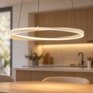 Eglo camerota lampadario led 40w cct 2700k 6500k 57cm con telecomando per sala da pranzo moderno sabbia