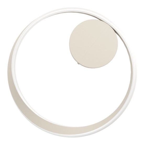 Eglo camerota plafoniera led 30w cct 2700k 6500k 41cm con telecomando per camera da letto moderna sabbia