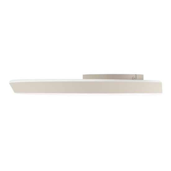 Eglo camerota plafoniera led 30w cct 2700k 6500k 41cm con telecomando per camera da letto moderna sabbia