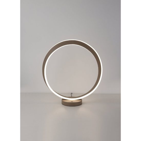 Eglo camerota lampada da tavolo led 10w cct 2700k 6500k 44cm per soggiorno moderna sabbia