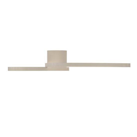 Eglo leporano plafoniera led 34w cct 2700k 6500k 60cm moderna triangolare sabbia