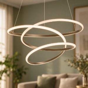 Eglo racale lampadario a sospensione led 27w cct 2700k 6500k 45cm per sala da pranzo moderno bronzo