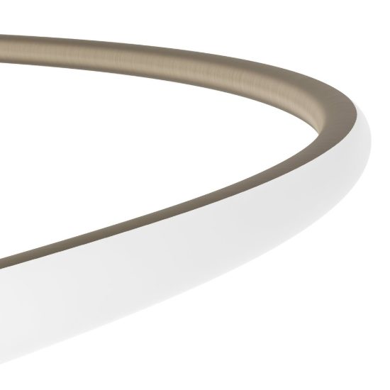 Eglo racale lampadario a sospensione led 39w cct 2700k 6500k 78cm per sala da pranzo moderno bronzo