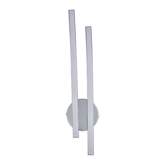 Eglo valmora applique led 10,4w 3000k 45cm moderna lineare cromata