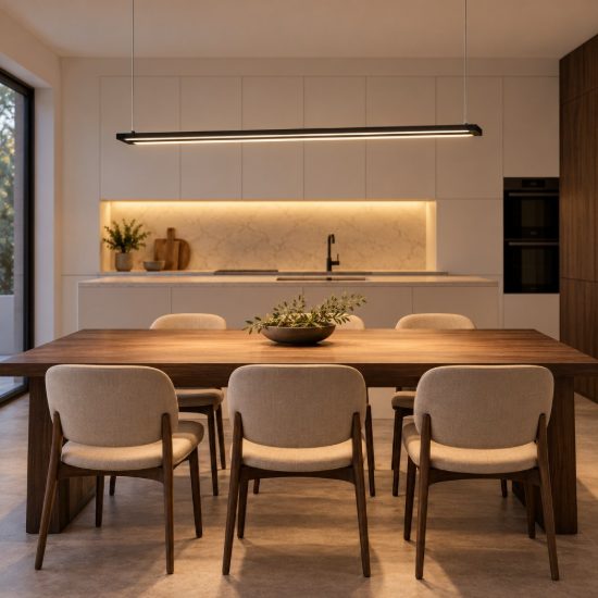 Eglo amontillado lampadario led 27w 3000k 116cm dimmerabile per sala da pranzo moderno nero