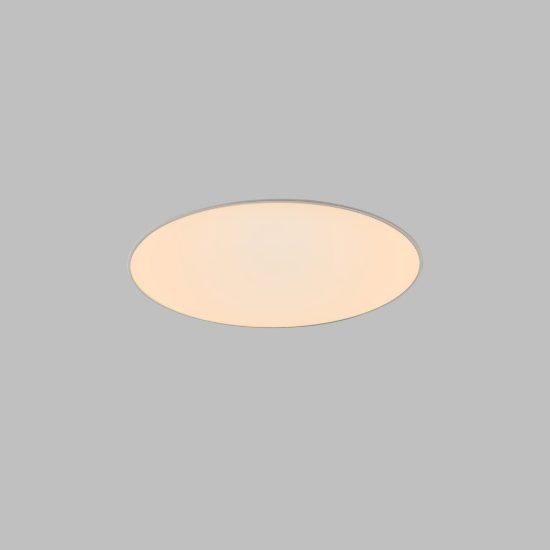 Plafoniera rotonda led 16w 3000k 25cm moderna bianca
