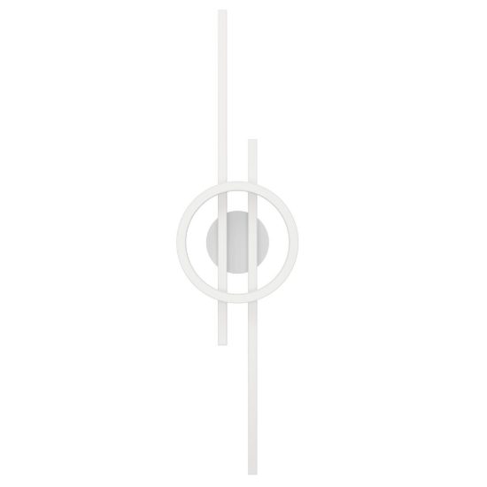 Eglo amandolo plafoniera led 23,5w rgb 2700k 6500k 77,5cm con telecomando per cucina moderna bianca