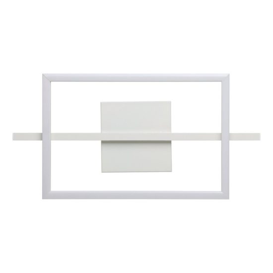 Eglo amandolo plafoniera led 17w rgb 2700k 6500k 40cm con telecomando per soggiorno moderna quadrata bianca