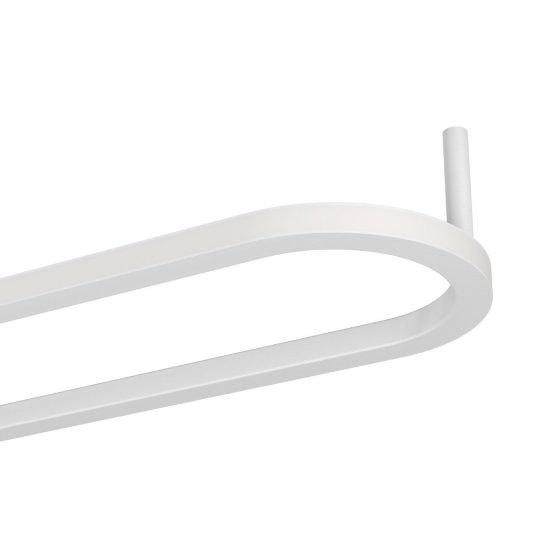 Eglo collecorvino plafoniera led 24w cct 2700k 6500k 50cm per cucina moderna bianca