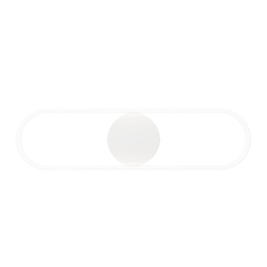Eglo amandolo plafoniera led 24w rgb 2700k 6500k 66,5cm con telecomando per cucina moderna bianca