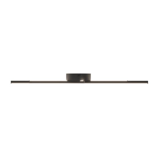 Eglo amandolo 1 plafoniera led 24w rgb 2700k 6500k 68,5cm con telecomando per cucina moderna nera