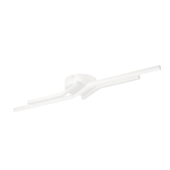 Eglo amandolo 1 plafoniera led 24w rgb 2700k 6500k 68,5cm con telecomando per cucina moderna bianca